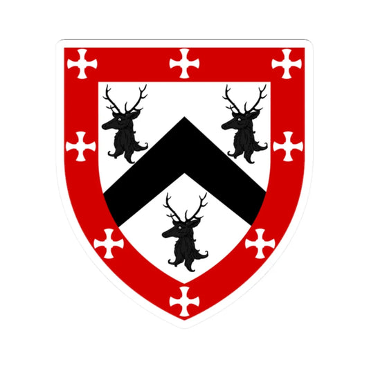 Collingwood College Durham arms (England) (Coat of Arms) STICKER Vinyl Kiss-Cut Decal 2 Inch White - The Sticker Space