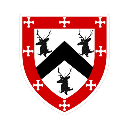 Collingwood College Durham arms (England) (Coat of Arms) STICKER Vinyl Kiss-Cut Decal 4 Inch White - The Sticker Space