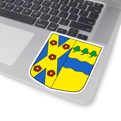 Collonges-blazon (Switzerland) (Coat of Arms) STICKER Vinyl Kiss-Cut Decal - The Sticker Space
