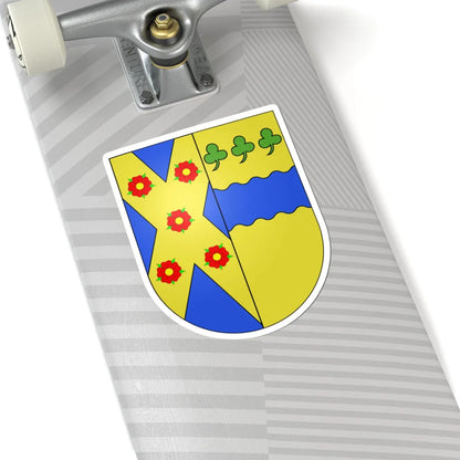 Collonges VS-coat of arms (Switzerland) (Coat of Arms) STICKER Vinyl Kiss-Cut Decal - The Sticker Space
