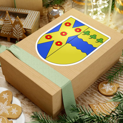 Collonges VS-coat of arms (Switzerland) (Coat of Arms) STICKER Vinyl Kiss-Cut Decal - The Sticker Space