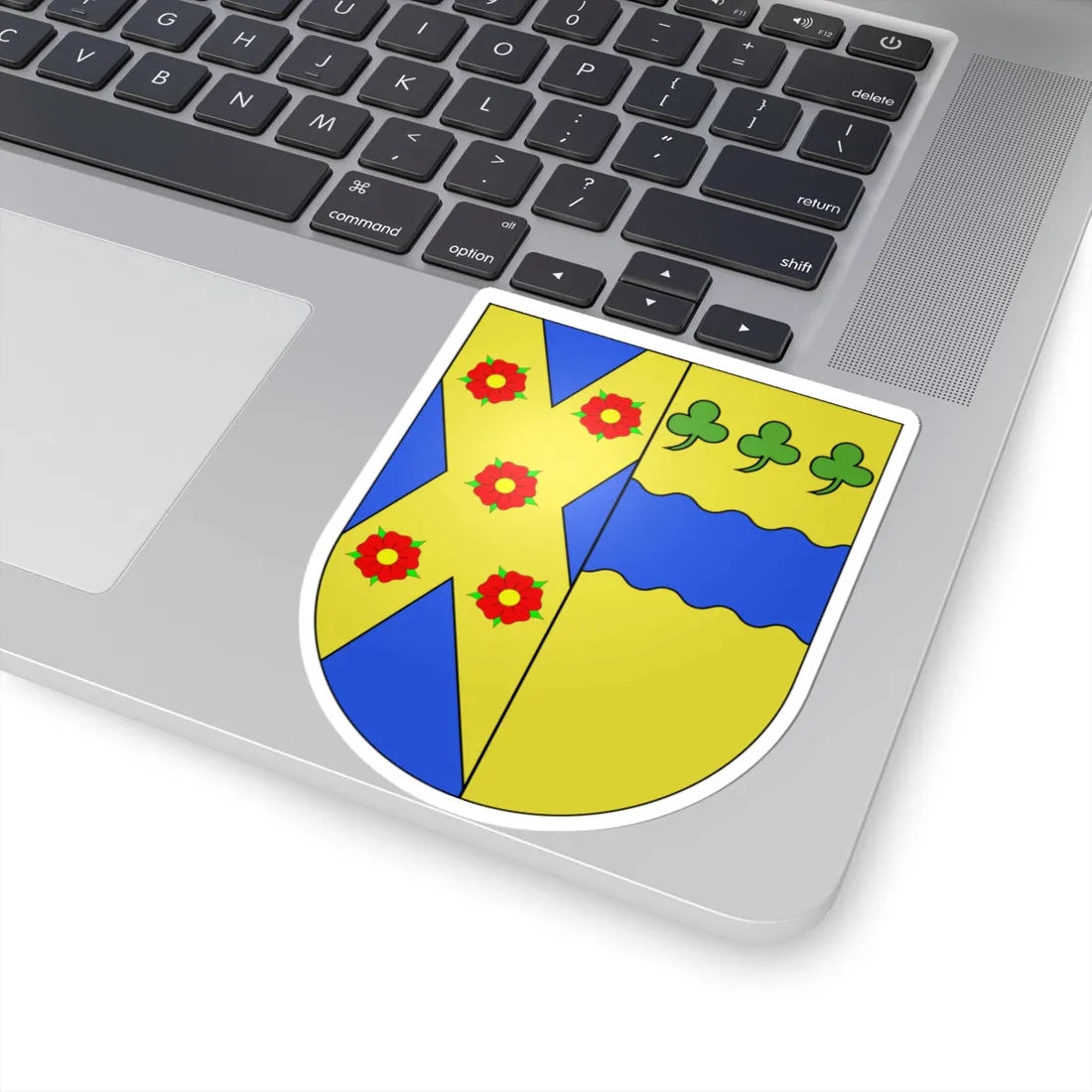 Collonges VS-coat of arms (Switzerland) (Coat of Arms) STICKER Vinyl Kiss-Cut Decal - The Sticker Space