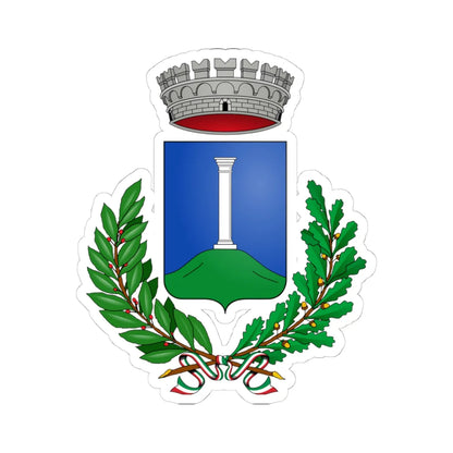 Colognola ai Colli-Stemma (Italy) (Coat of Arms) STICKER Vinyl Kiss-Cut Decal 4 Inch White - The Sticker Space