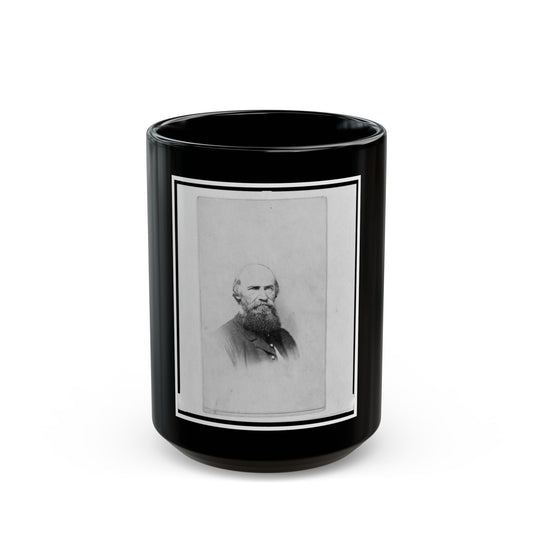 Colonel August Willich, Union Officer In The 32nd Indiana Regiment, Head-And-Shoulders Portrait, Facing Front (U.S. Civil War) Black Coffee Mug