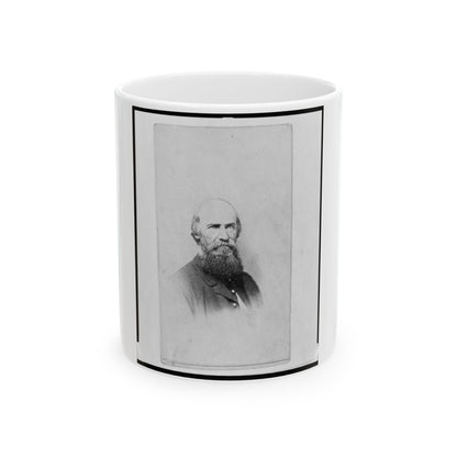 Colonel August Willich, Union Officer In The 32nd Indiana Regiment, Head-And-Shoulders Portrait, Facing Front (U.S. Civil War) White Coffee Mug