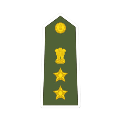 Colonel of the Indian Army (India) (Military Rank) STICKER Vinyl Kiss-Cut Decal 2 Inch White - The Sticker Space