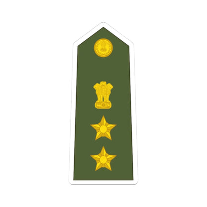 Colonel of the Indian Army (India) (Military Rank) STICKER Vinyl Kiss-Cut Decal 3 Inch White - The Sticker Space