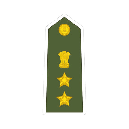 Colonel of the Indian Army (India) (Military Rank) STICKER Vinyl Kiss-Cut Decal 4 Inch White - The Sticker Space