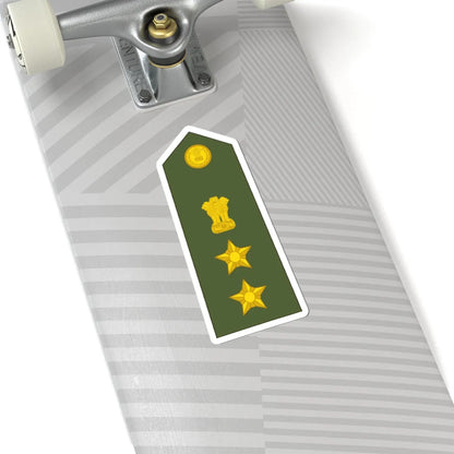 Colonel of the Indian Army (India) (Military Rank) STICKER Vinyl Kiss-Cut Decal - The Sticker Space