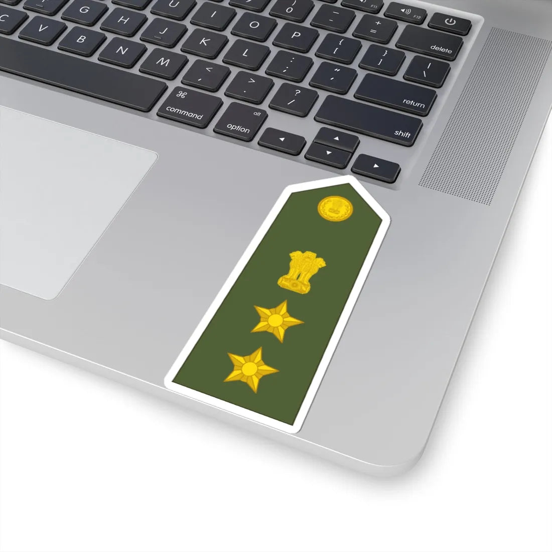 Colonel of the Indian Army (India) (Military Rank) STICKER Vinyl Kiss-Cut Decal - The Sticker Space