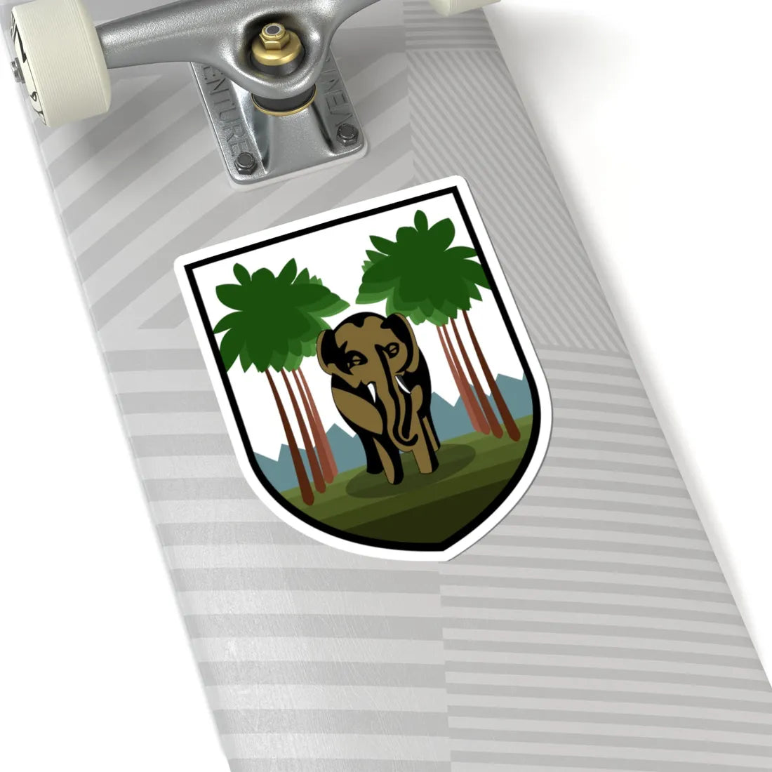 Colonial Seal of Ceylon (Portugal) (Coat of Arms) STICKER Vinyl Kiss-Cut Decal - The Sticker Space