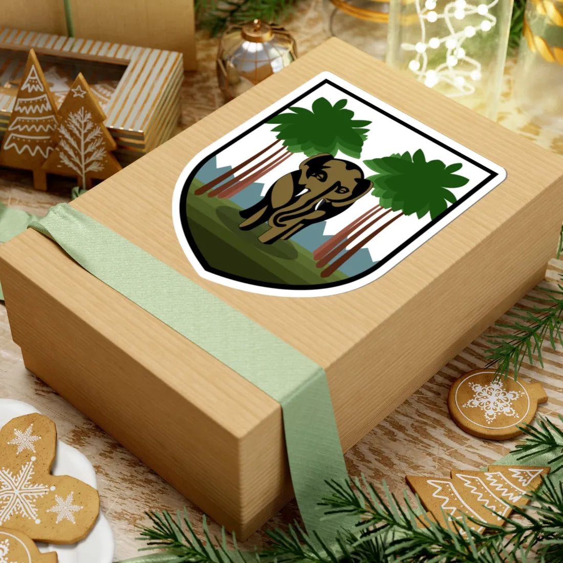 Colonial Seal of Ceylon (Portugal) (Coat of Arms) STICKER Vinyl Kiss-Cut Decal - The Sticker Space