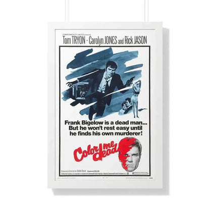 COLOR ME DEAD 1969 - Framed Movie Poster 20" x 30" White - The Sticker Space