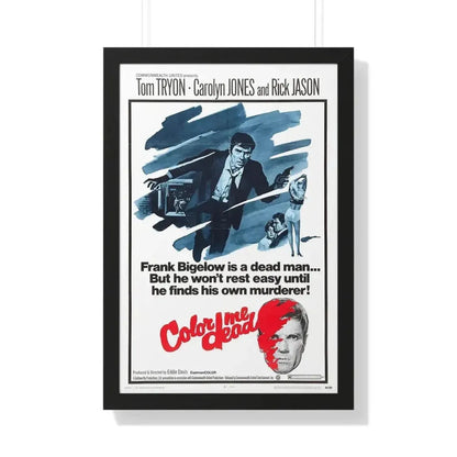 COLOR ME DEAD 1969 - Framed Movie Poster - The Sticker Space