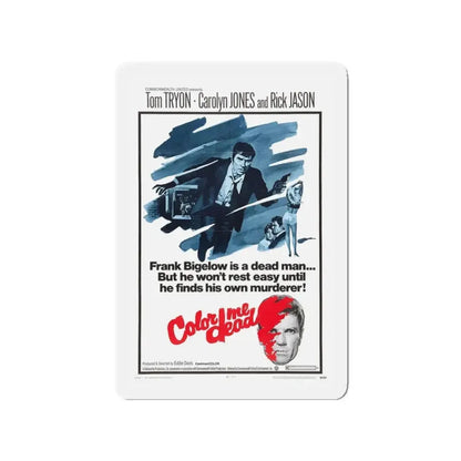 COLOR ME DEAD 1969 Movie Poster - Refrigerator Magnet 3 Inch - The Sticker Space