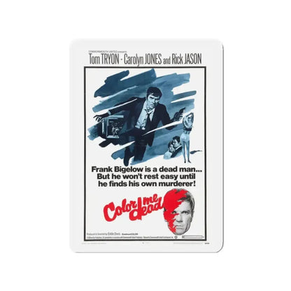 COLOR ME DEAD 1969 Movie Poster - Refrigerator Magnet - The Sticker Space