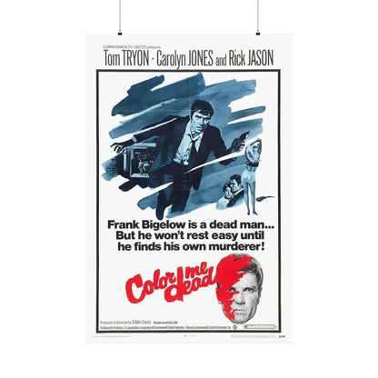 COLOR ME DEAD 1969 - Paper Movie Poster 36" x 54" Matte - The Sticker Space