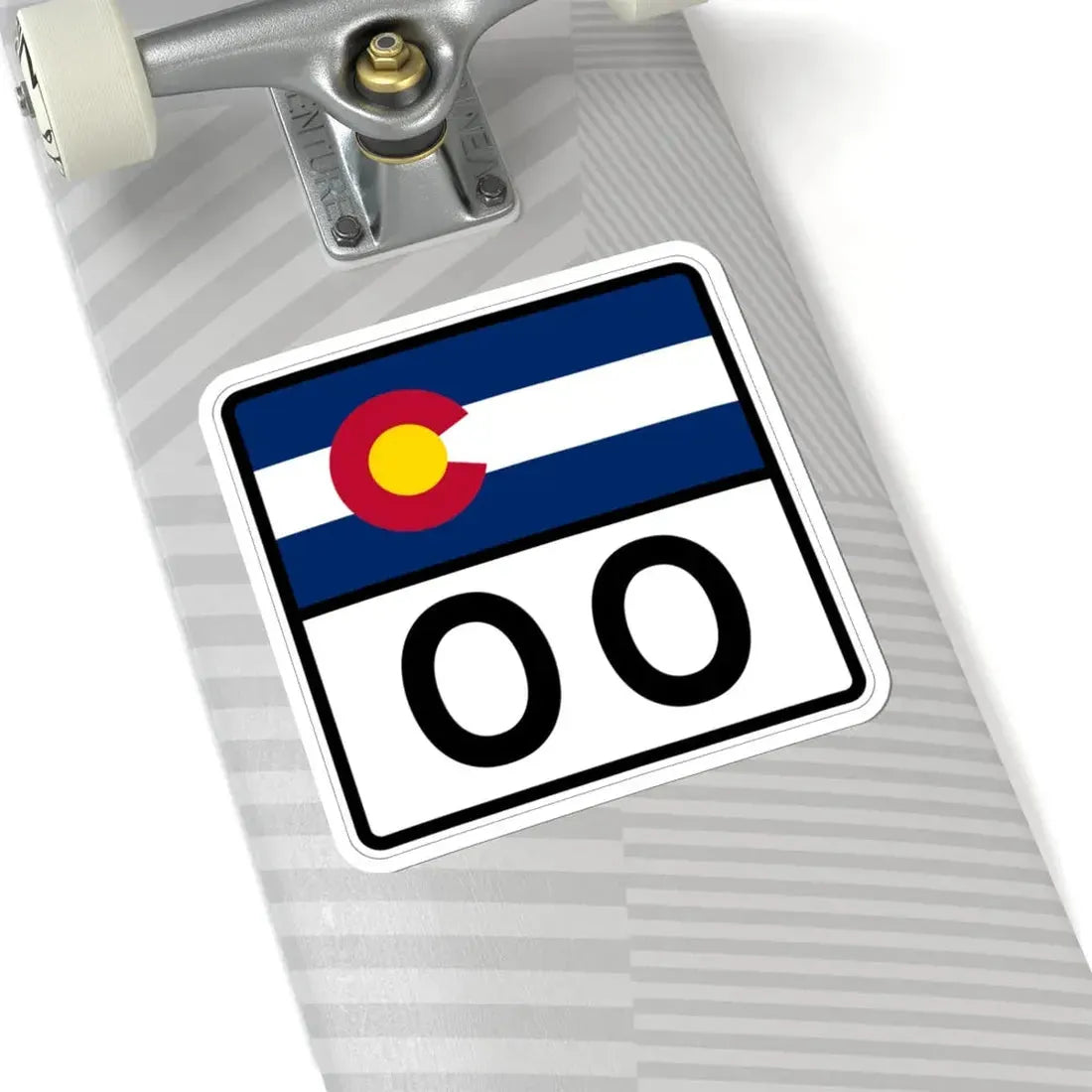 Colorado 00 (Colorado) (Road Sign) STICKER Vinyl Kiss-Cut Decal - The Sticker Space