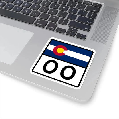 Colorado 00 (Colorado) (Road Sign) STICKER Vinyl Kiss-Cut Decal - The Sticker Space