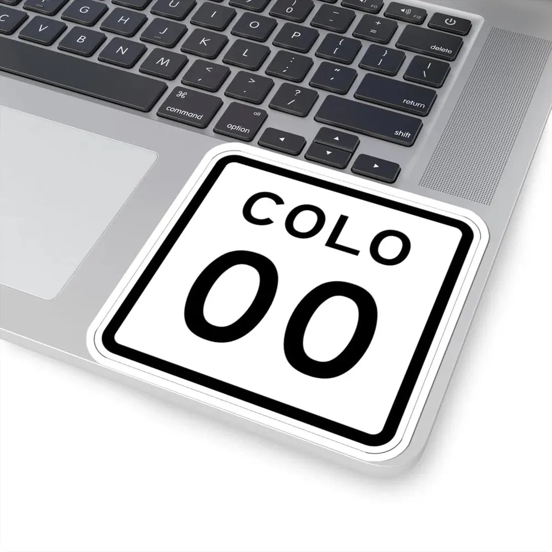Colorado 000 1952 template (Colorado) (Road Sign) STICKER Vinyl Kiss-Cut Decal - The Sticker Space