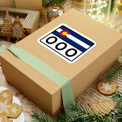 Colorado 000 wide (Colorado) (Road Sign) STICKER Vinyl Kiss-Cut Decal - The Sticker Space