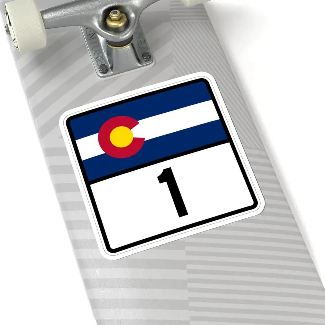 Colorado 1 (Colorado) (Road Sign) STICKER Vinyl Kiss-Cut Decal - The Sticker Space
