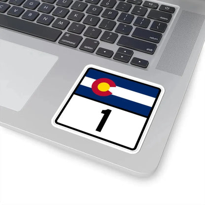 Colorado 1 (Colorado) (Road Sign) STICKER Vinyl Kiss-Cut Decal - The Sticker Space