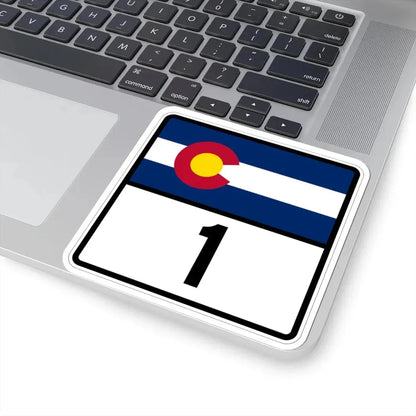 Colorado 1 (Colorado) (Road Sign) STICKER Vinyl Kiss-Cut Decal - The Sticker Space