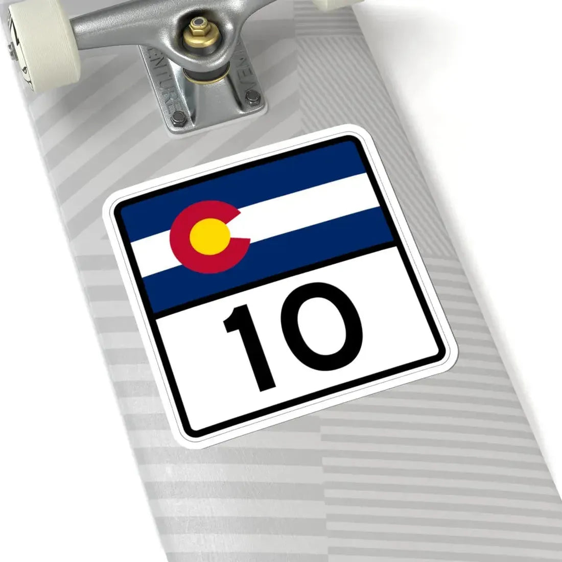 Colorado 10 (Colorado) (Road Sign) STICKER Vinyl Kiss-Cut Decal - The Sticker Space