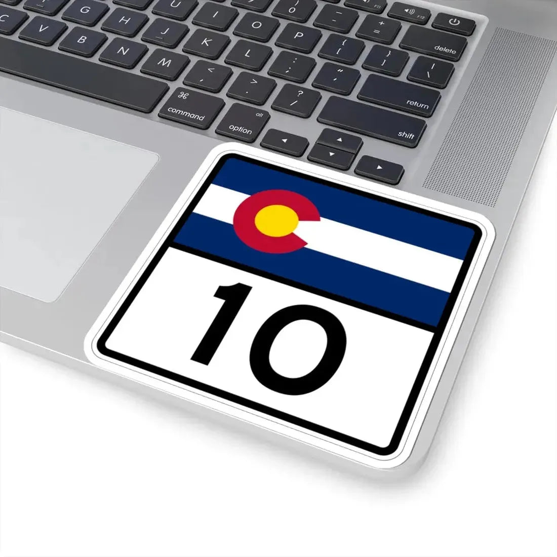 Colorado 10 (Colorado) (Road Sign) STICKER Vinyl Kiss-Cut Decal - The Sticker Space