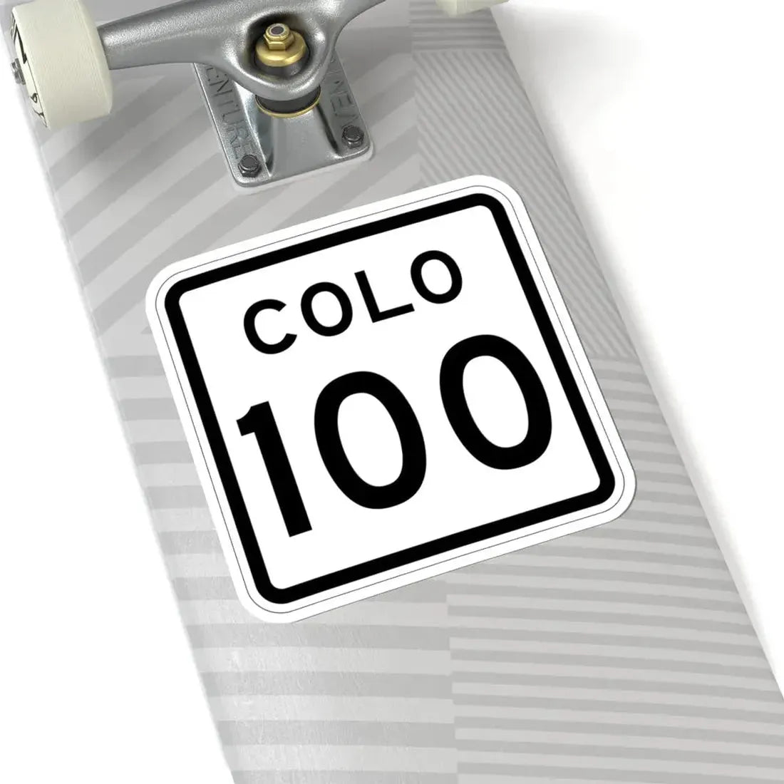 Colorado 100 1952 (Colorado) (Road Sign) STICKER Vinyl Kiss-Cut Decal - The Sticker Space