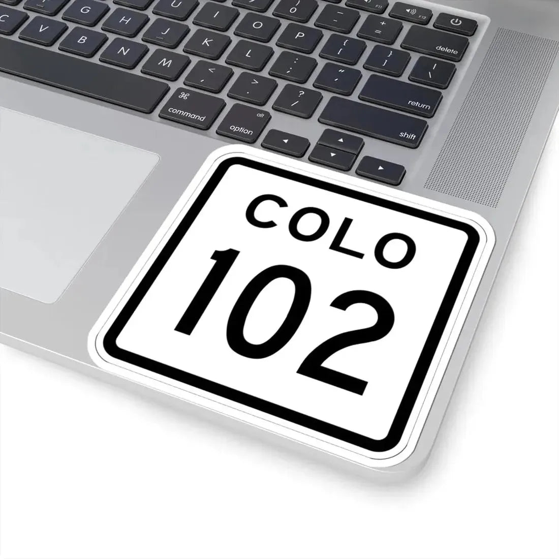 Colorado 102 1952 (Colorado) (Road Sign) STICKER Vinyl Kiss-Cut Decal - The Sticker Space