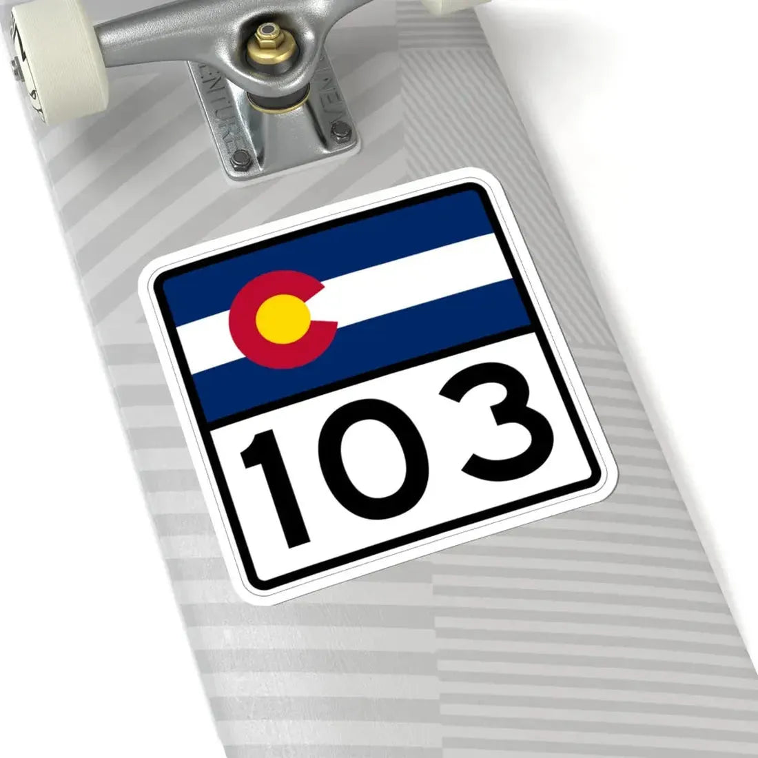 Colorado 103 (Colorado) (Road Sign) STICKER Vinyl Kiss-Cut Decal - The Sticker Space