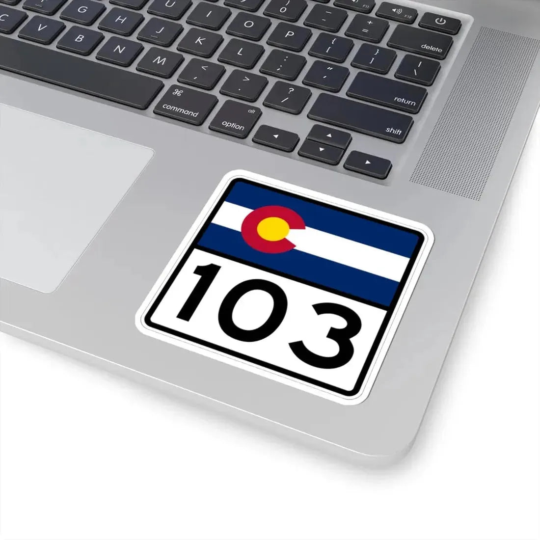 Colorado 103 (Colorado) (Road Sign) STICKER Vinyl Kiss-Cut Decal - The Sticker Space