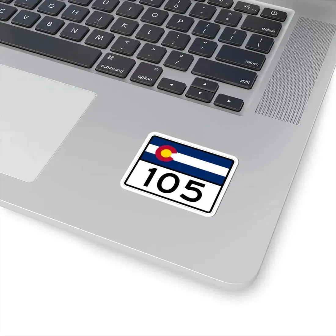 Colorado 105 wide (Colorado) (Road Sign) STICKER Vinyl Kiss-Cut Decal - The Sticker Space