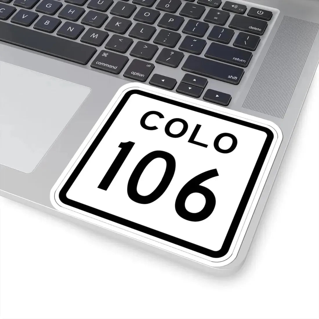 Colorado 106 1952 (Colorado) (Road Sign) STICKER Vinyl Kiss-Cut Decal - The Sticker Space