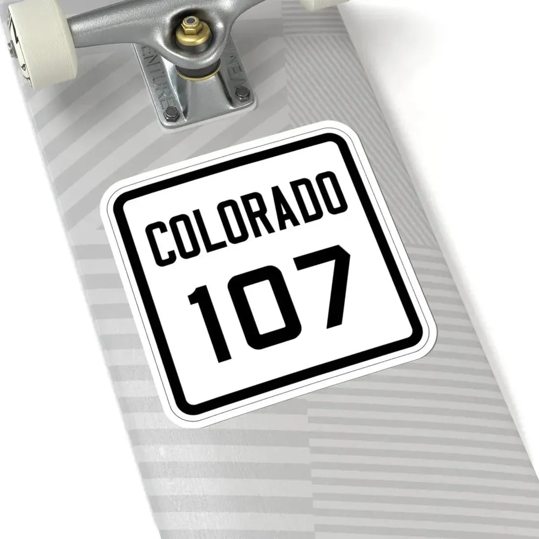 Colorado 107 1926 (Colorado) (Road Sign) STICKER Vinyl Kiss-Cut Decal - The Sticker Space