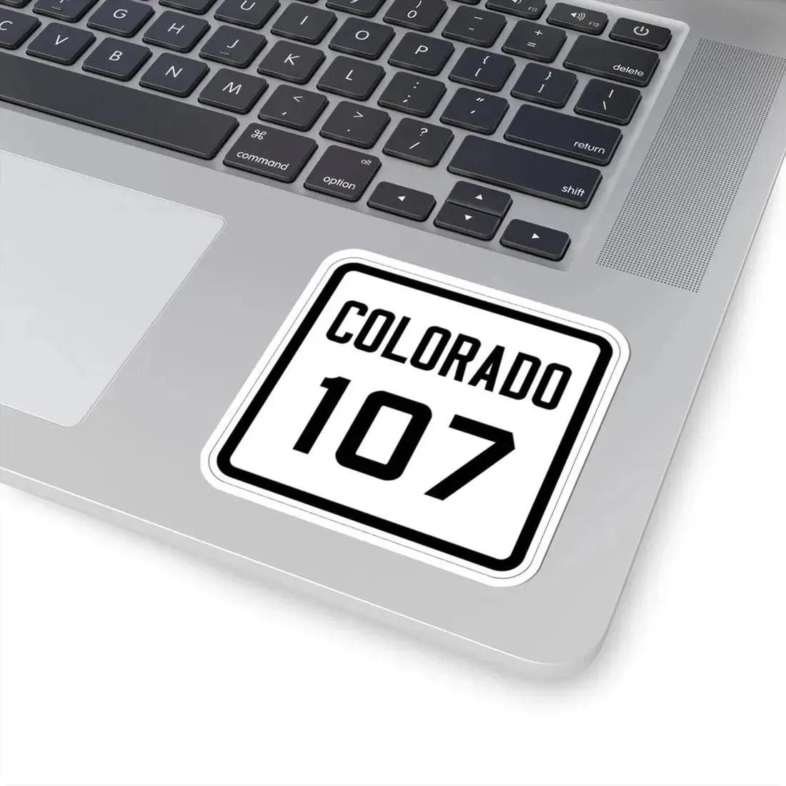 Colorado 107 1926 (Colorado) (Road Sign) STICKER Vinyl Kiss-Cut Decal - The Sticker Space