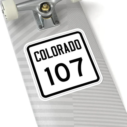 Colorado 107 1946 (Colorado) (Road Sign) STICKER Vinyl Kiss-Cut Decal - The Sticker Space
