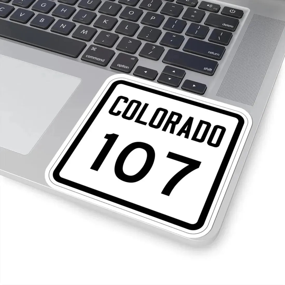 Colorado 107 1946 (Colorado) (Road Sign) STICKER Vinyl Kiss-Cut Decal - The Sticker Space