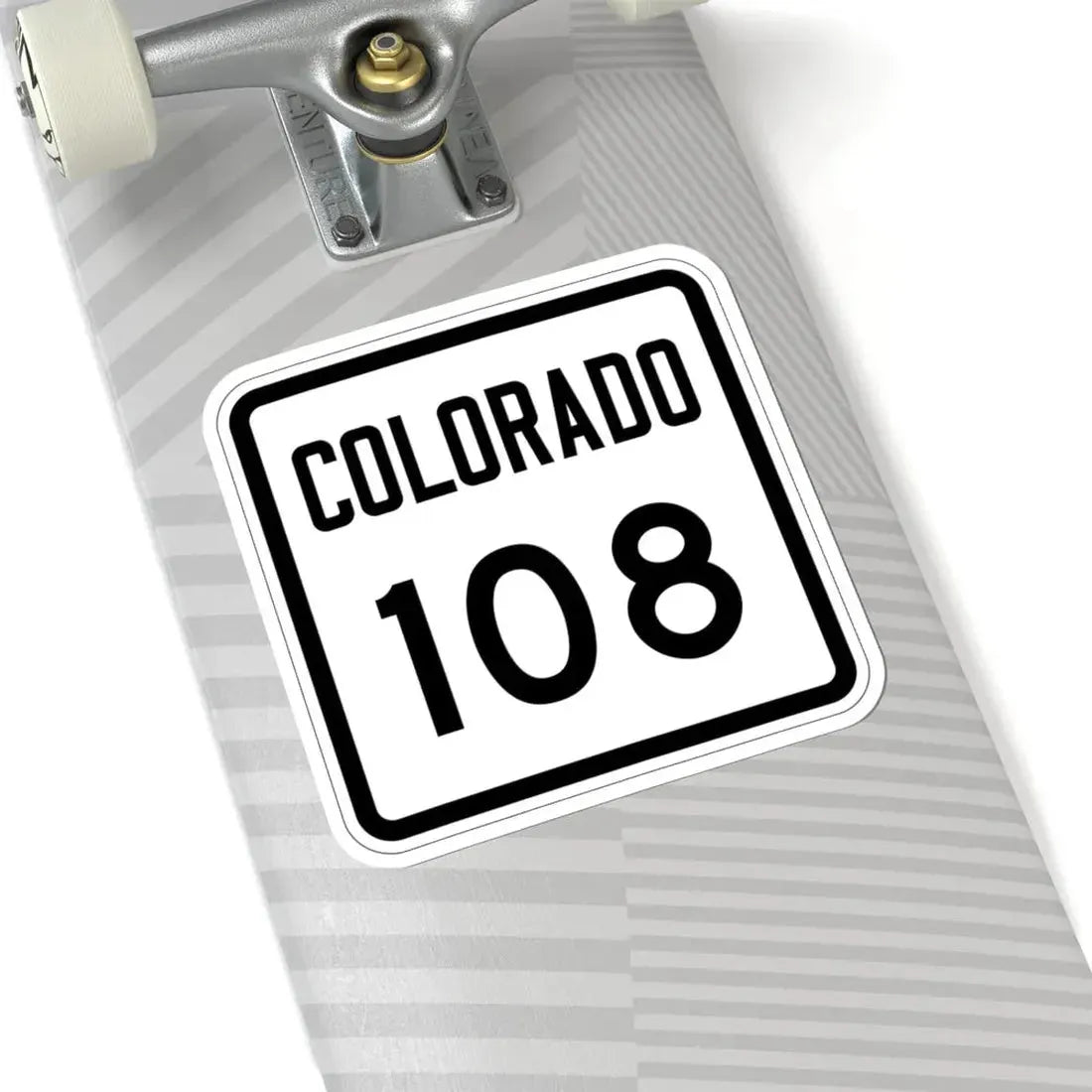 Colorado 108 1946 (Colorado) (Road Sign) STICKER Vinyl Kiss-Cut Decal - The Sticker Space