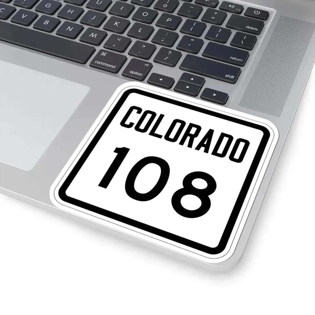Colorado 108 1946 (Colorado) (Road Sign) STICKER Vinyl Kiss-Cut Decal - The Sticker Space