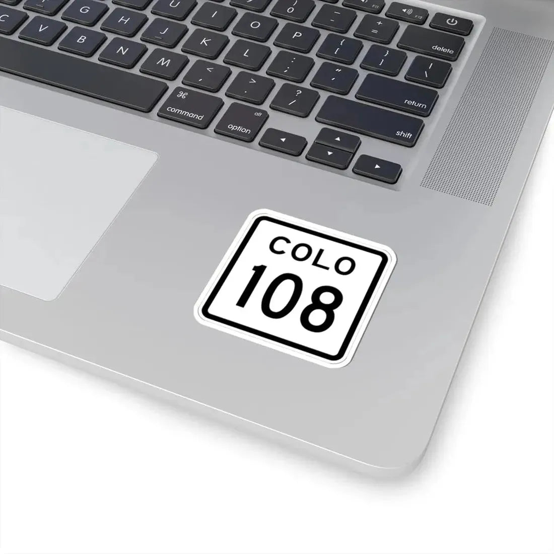 Colorado 108 1952 (Colorado) (Road Sign) STICKER Vinyl Kiss-Cut Decal - The Sticker Space