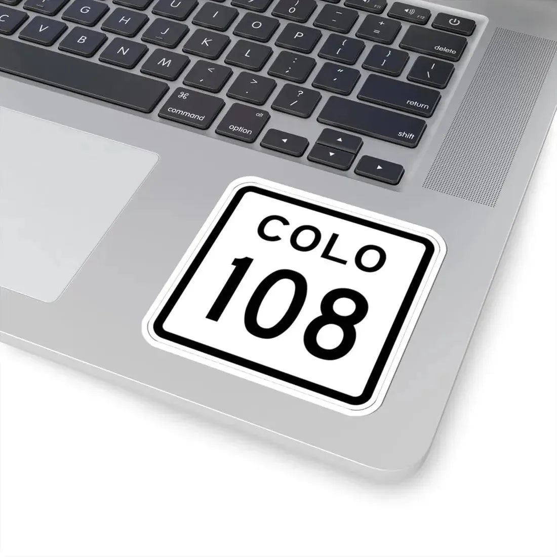 Colorado 108 1952 (Colorado) (Road Sign) STICKER Vinyl Kiss-Cut Decal - The Sticker Space