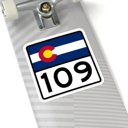 Colorado 109 (Colorado) (Road Sign) STICKER Vinyl Kiss-Cut Decal - The Sticker Space