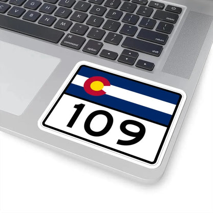 Colorado 109 wide (Colorado) (Road Sign) STICKER Vinyl Kiss-Cut Decal - The Sticker Space