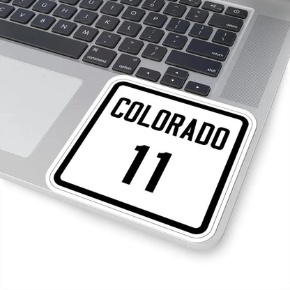 Colorado 11 1946 (Colorado) (Road Sign) STICKER Vinyl Kiss-Cut Decal - The Sticker Space