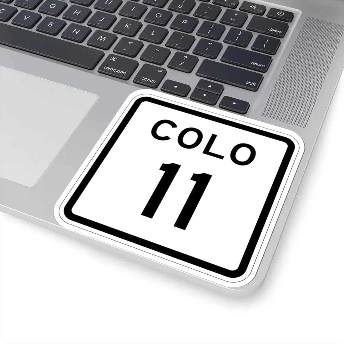 Colorado 11 1952 (Colorado) (Road Sign) STICKER Vinyl Kiss-Cut Decal - The Sticker Space