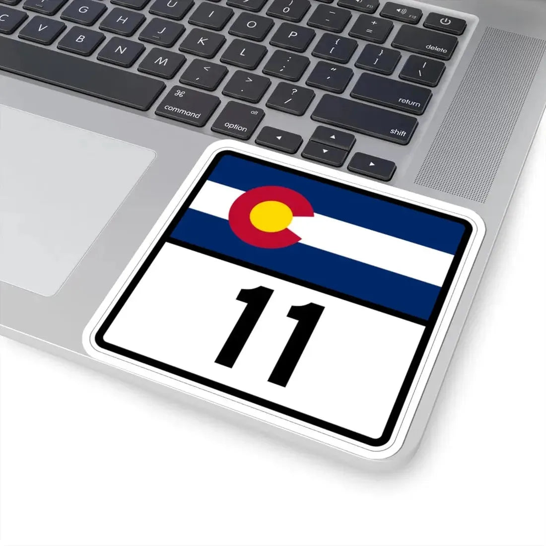 Colorado 11 (Colorado) (Road Sign) STICKER Vinyl Kiss-Cut Decal - The Sticker Space