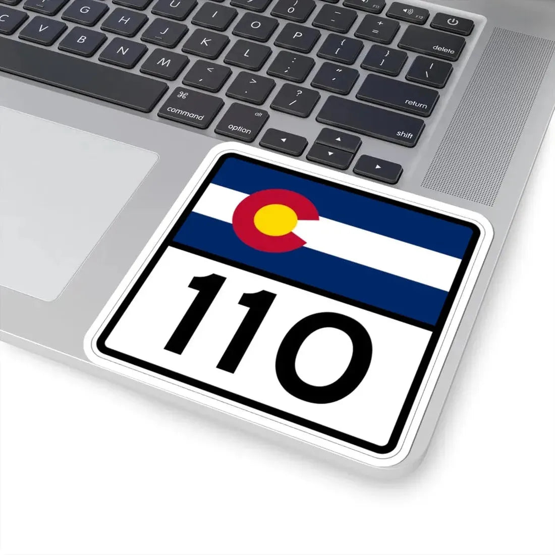 Colorado 110 (Colorado) (Road Sign) STICKER Vinyl Kiss-Cut Decal - The Sticker Space